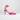 A-Line Lace Up - Bow Pink
